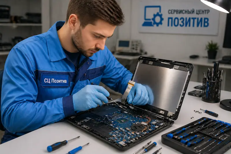 Ремонт шлейфа матрицы ноутбука в Новоалтайске