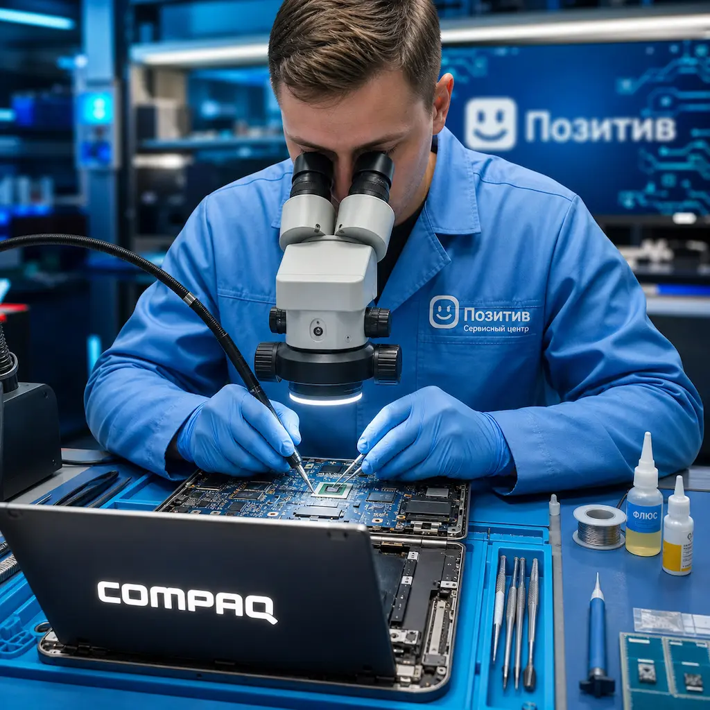 Замена видеокарты ноутбука Compaq в Новоалтайске