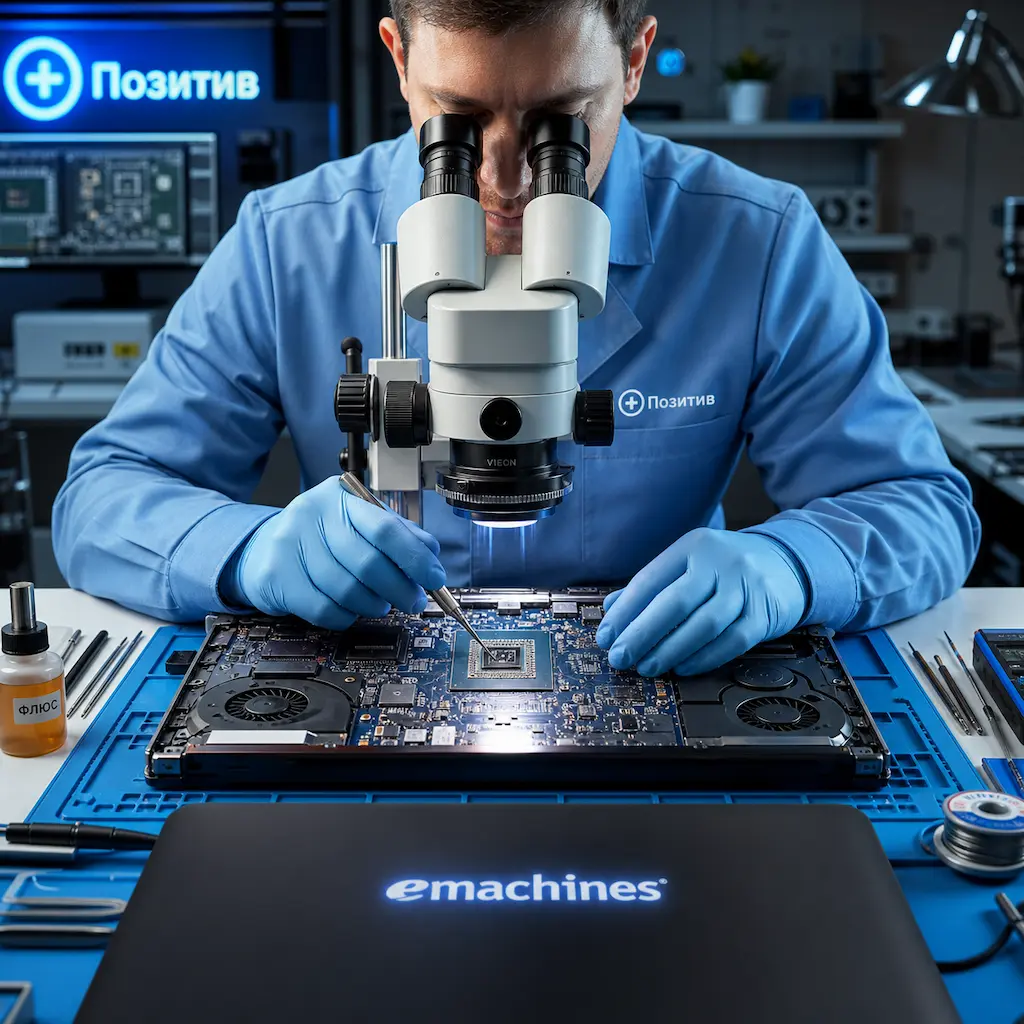 Замена видеокарты ноутбука Emachines в Новоалтайске
