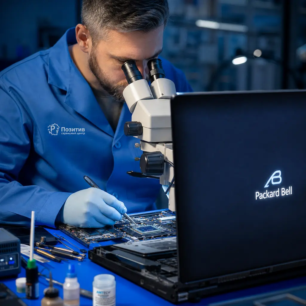 Замена видеокарты ноутбука Packard Bell в Новоалтайске