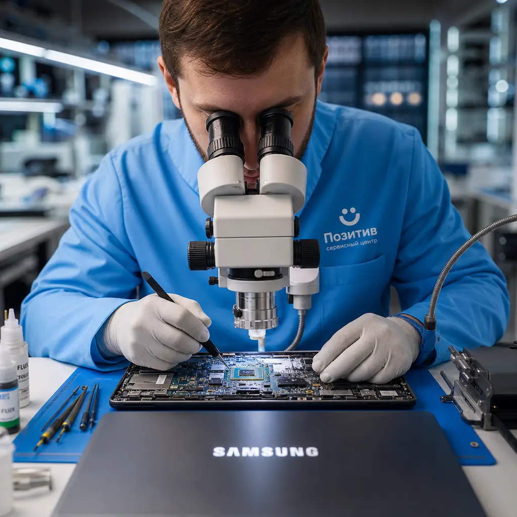 Замена видеокарты ноутбука Samsung в Новоалтайске