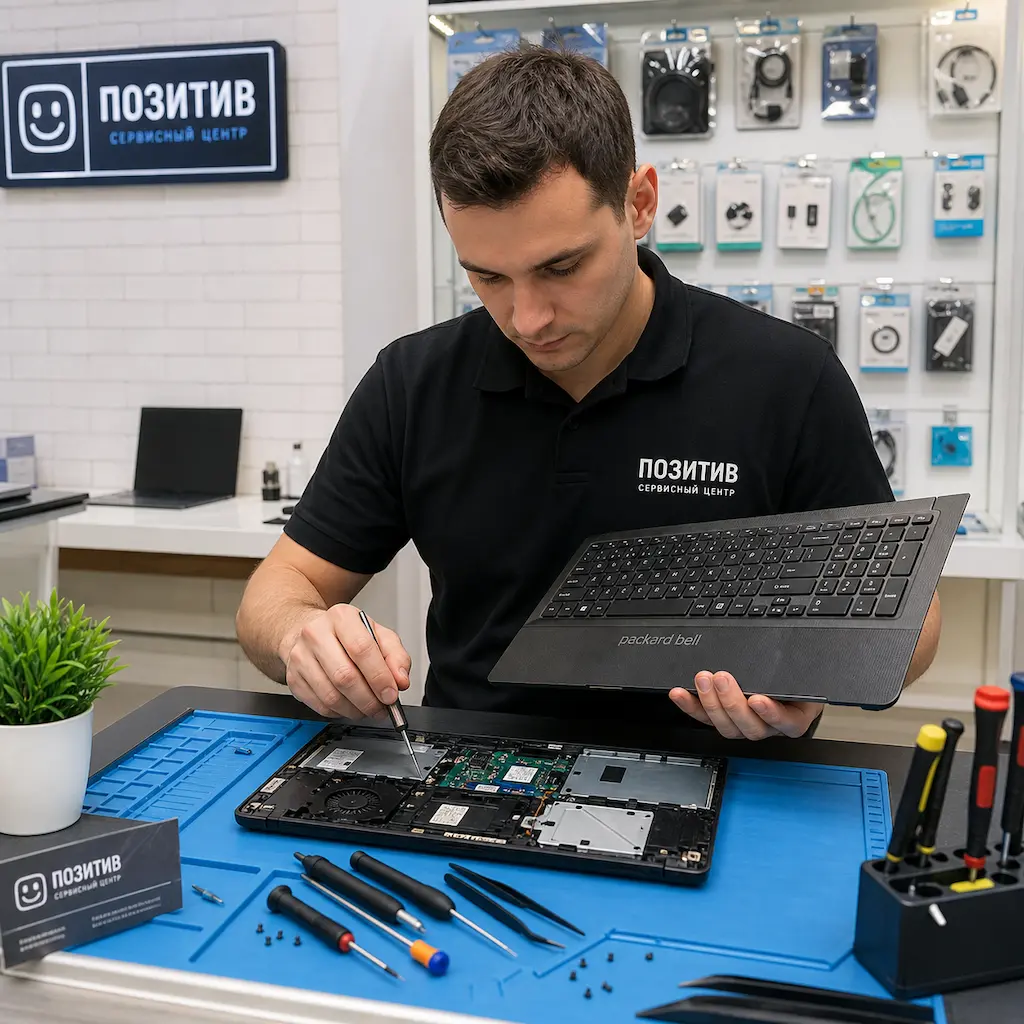 заменить клавиатуру на ноутбуке Packard Bell в Новоалтайске