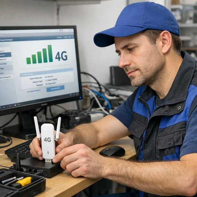 Настройка LTE модема в Новоалтайске