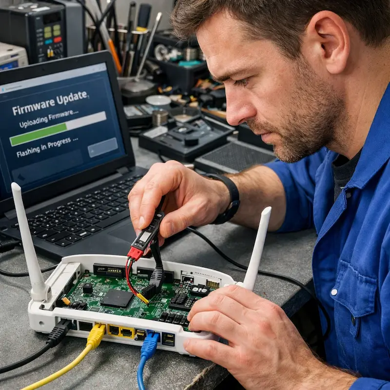 Обновление прошивки роутера в Новоалтайске