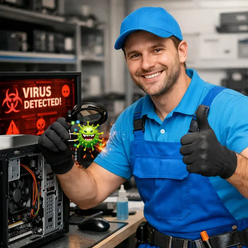 Удаление вирусов с компьютера в Новоалтайске